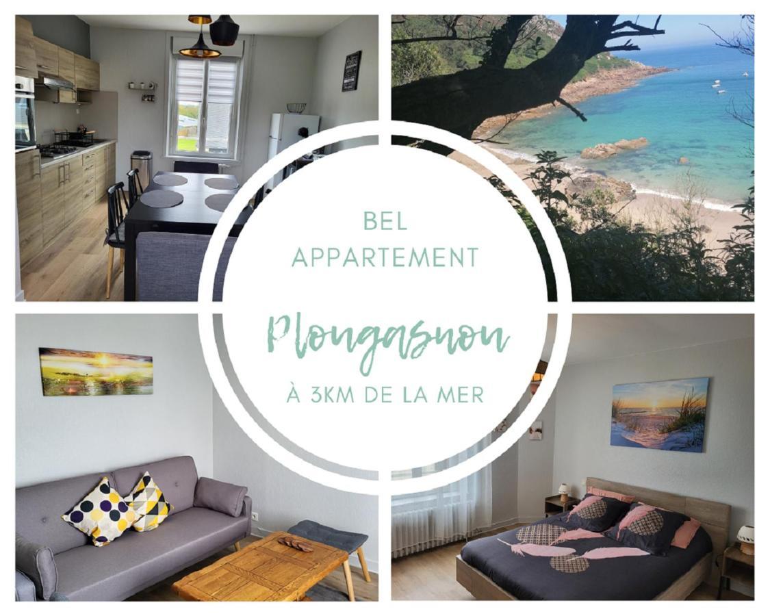 Appartement Paisible En Baie De Morlaix Plougasnou Bagian luar foto